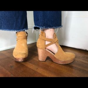 Free People heeled clog